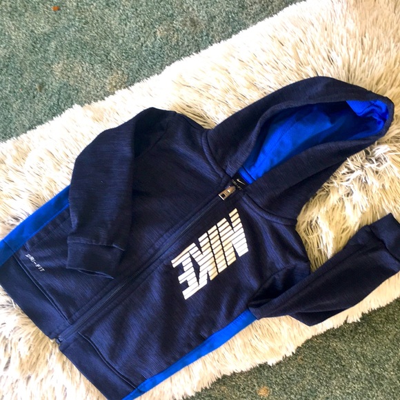 Nike Baby Boy's Heather Therma Zip-Up Hoodie and Pants - Picture 1 of 3